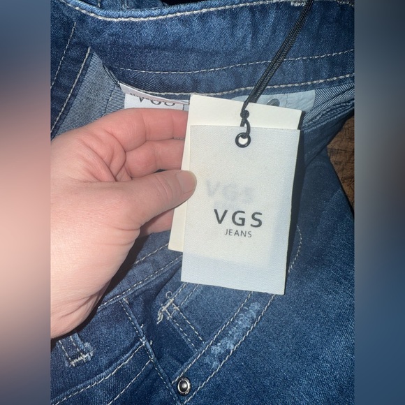 VGS Skinny Jeans Size 20 Embellished Pocket Bling Stretch Denim new with tags - Picture 9 of 13